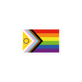 Intersex-Inclusive Pride Progress Flag Bubble-Free Stickers